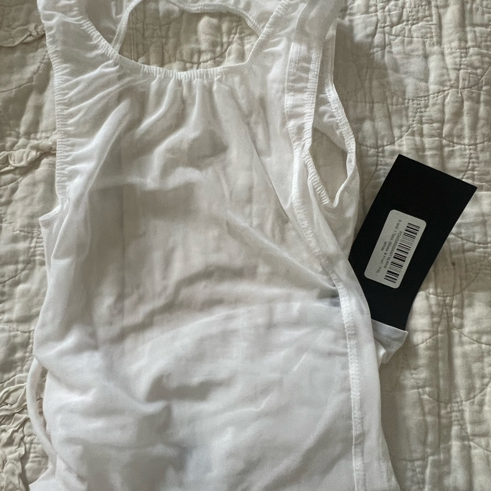 Blake McGrath Five White Sleeveless Top